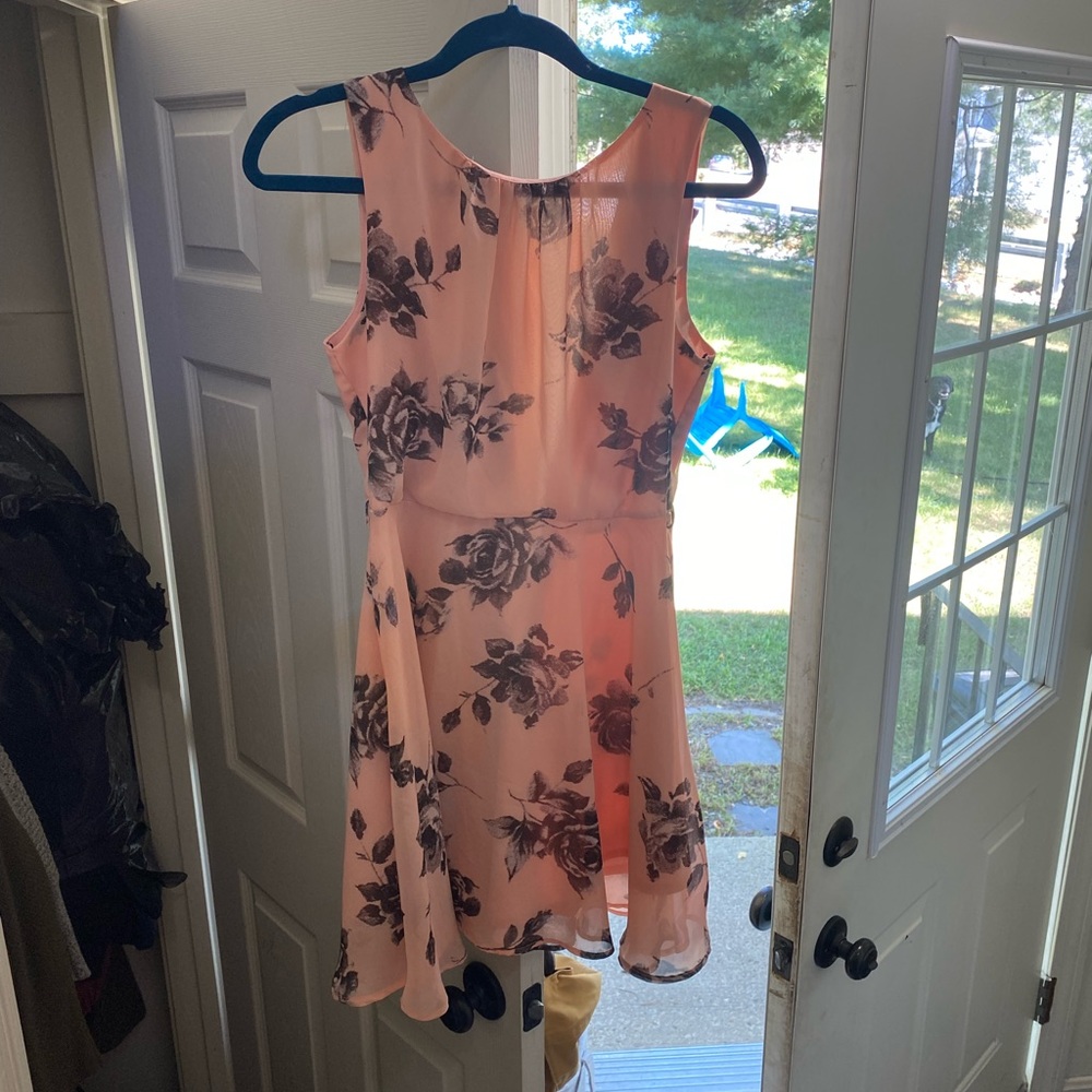 Forever 21 pink floral dress